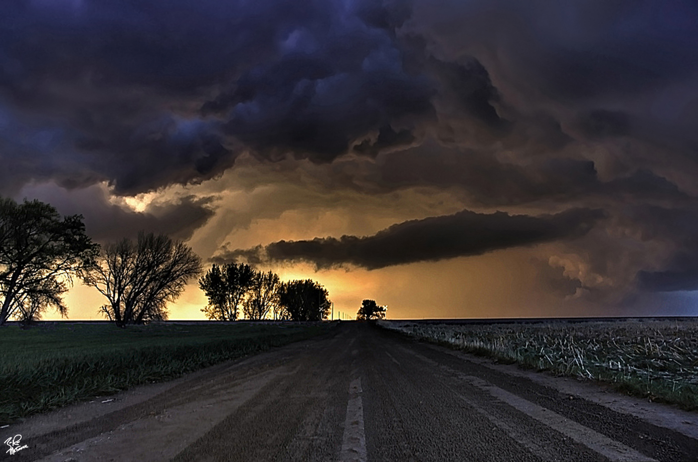 Timing the sunset correctly can lead to some vibrant colors and really enhance the feel of your image. This severe storm near Goodland Kansas in April of 2012 had a sinister look to it with the sun setting behind it. 