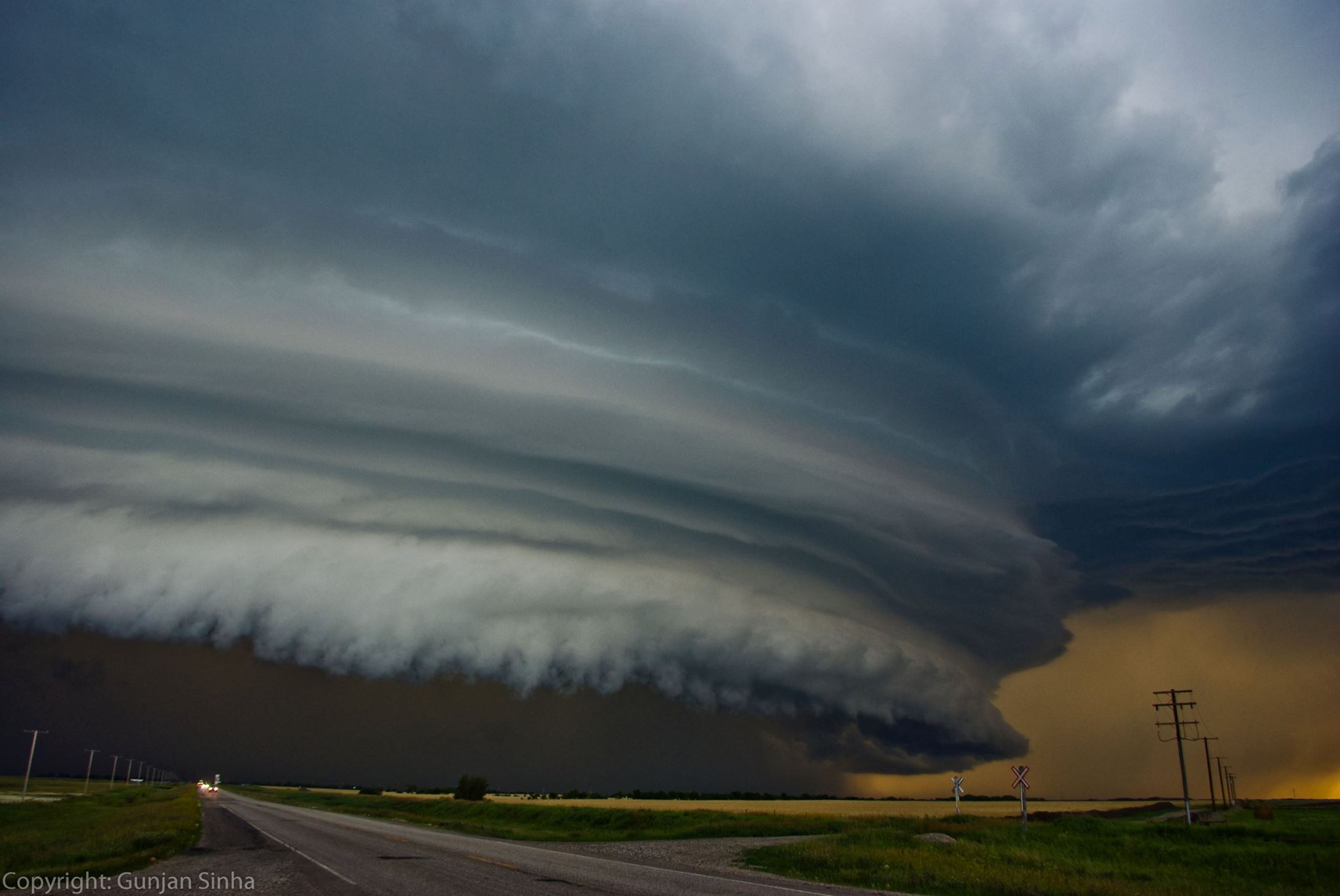 Best shelf cloud I have ever seen!!! Taken northwest of Stoughton, Saskatchewan during my 2012 chase season. This was shot when the beautiful tornado warned storm became outflow dominated right after a brief tornado.